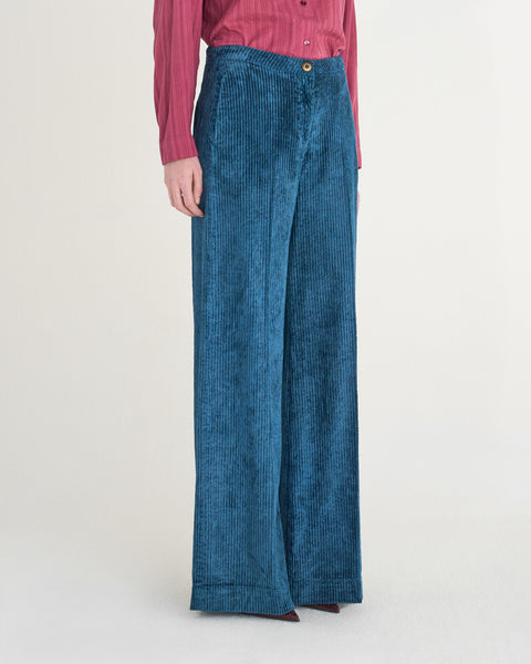 PANTALONE FLAIRE VELVET STRETCH
