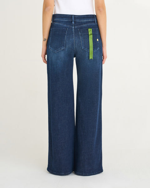 JEANS FIVE WIDE LEG DENIM ORGANICO