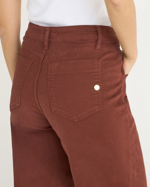 PANTALONE FIVE WIDE LEG GABARDINA