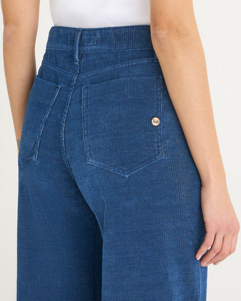 PANTALONE FIVE WIDE LEG VELLUTO