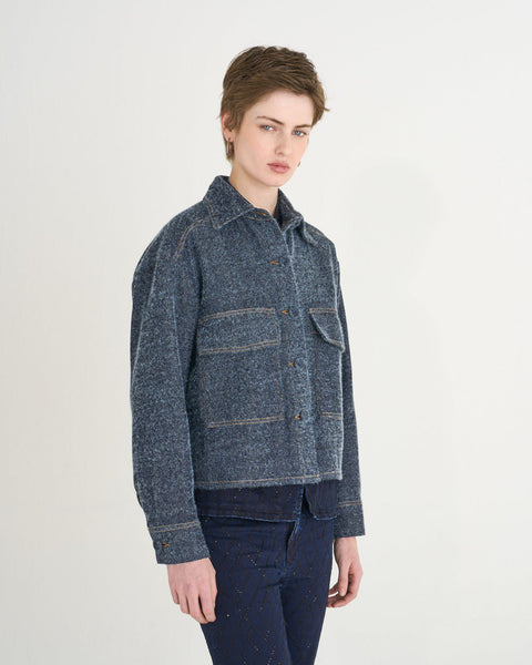 JACKET PERLAGE REGULAR DENIM BRUSH