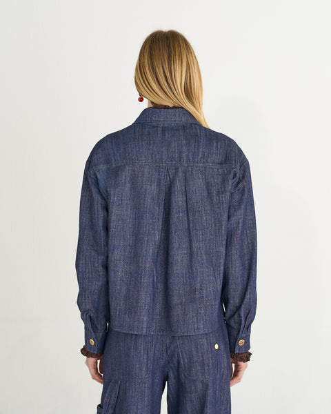 JACKET PERLAGE REGULAR JAPAN BLU