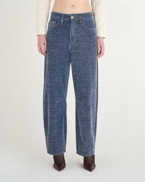 JEANS ARCH CROPPED DENIM BRUSH