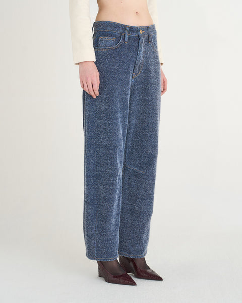 JEANS ARCH CROPPED DENIM BRUSH
