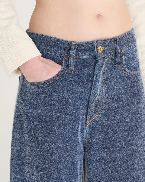 JEANS ARCH CROPPED DENIM BRUSH