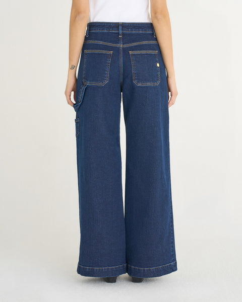 JEANS GILDA WIDE LEG DENIM STRETCH