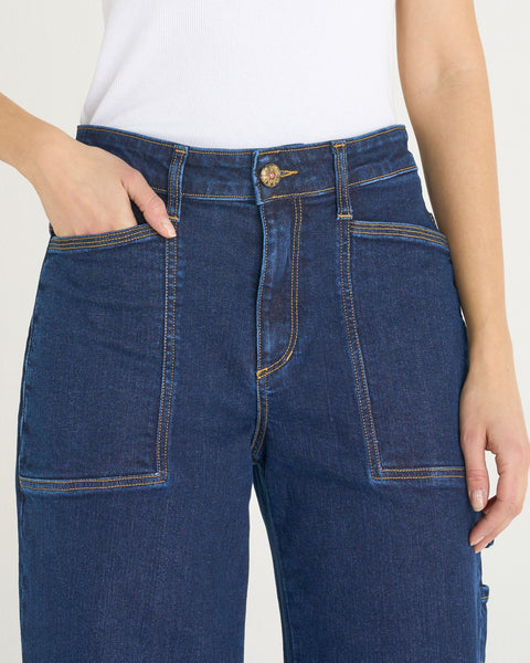 JEANS GILDA WIDE LEG DENIM STRETCH