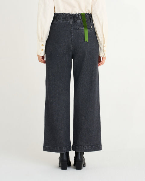 JEANS MINA CROPPED DENIM ORGANICO