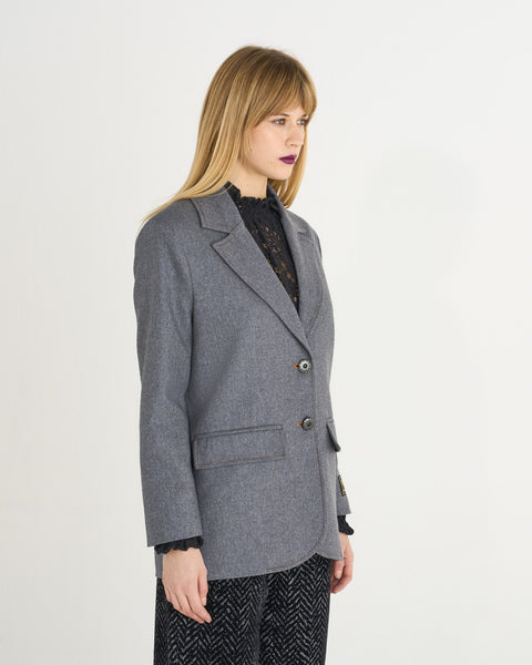 BLAZER BOYISH OVER CACHEMIRE