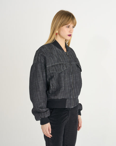 BOMBER EFFE OVER JAPAN DENIM