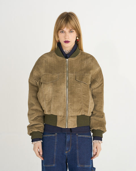 BOMBER EFFE OVER VELLUTO