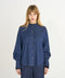 CAMICIA MINI RUFFLE OVER CHAMBRAY