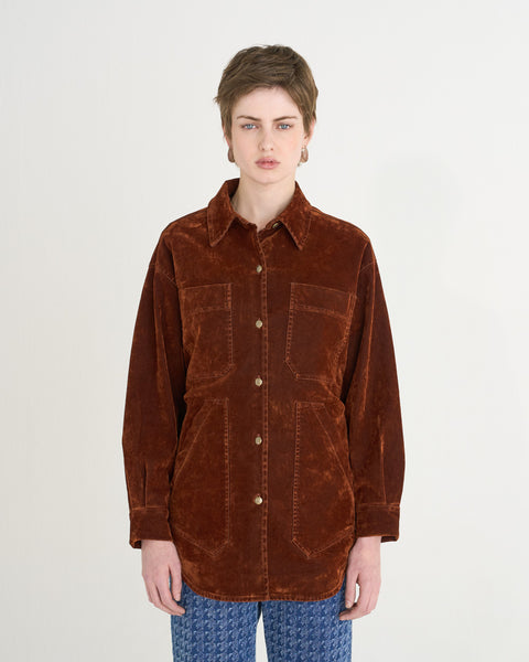 CAMICIA LORY OVER DENIM STRETCH