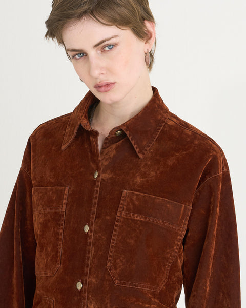 CAMICIA LORY OVER DENIM STRETCH