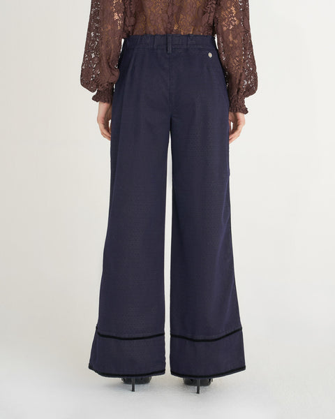 JEANS DAISY WIDE LEG DENIM FLOCK