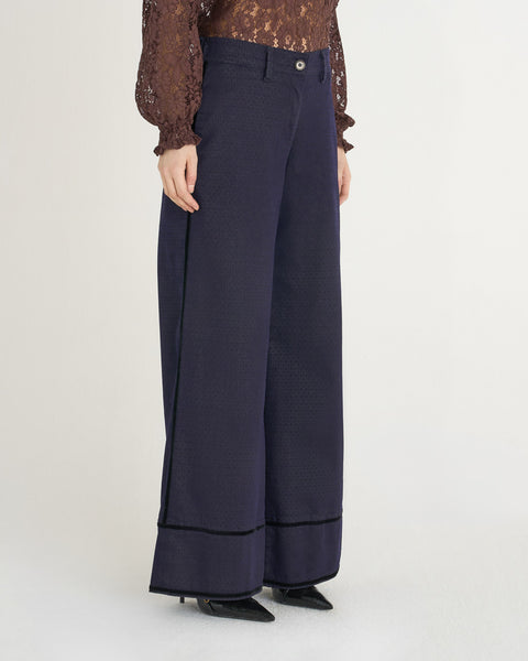 JEANS DAISY WIDE LEG DENIM FLOCK