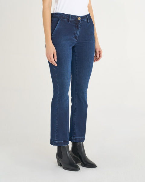 JEANS PINOCCHIETTO MACRI BOOTCUT DENIM