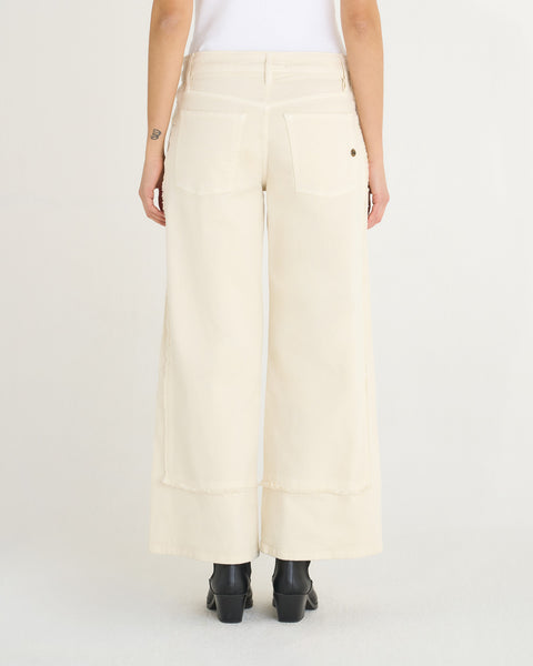 PANTALONE TRIS CROPPED DRILL STRETCH