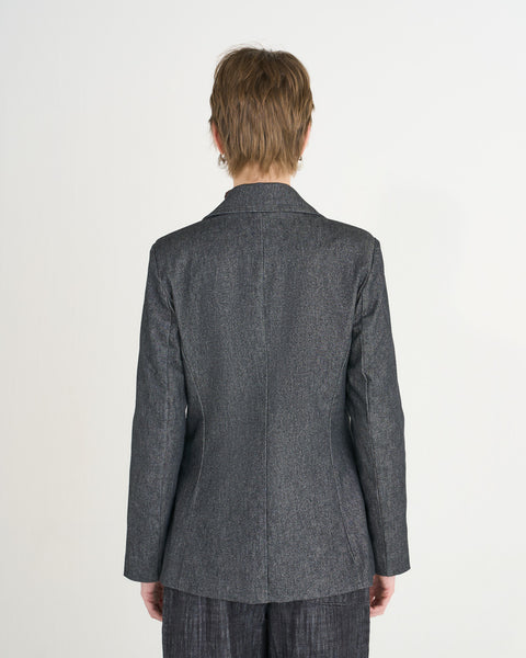 BLAZER 1P REGULAR DENIM ORGANICO