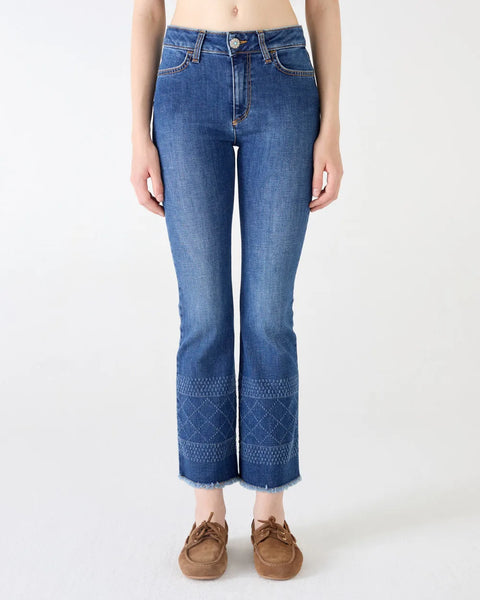 JEANS PINOCCHIETTO SISSY CROPPED DENIM ORGANICO