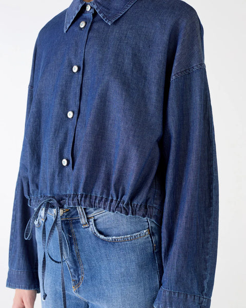 CAMICIA BUBBLE REGULAR CHAMBRAY STRETCH