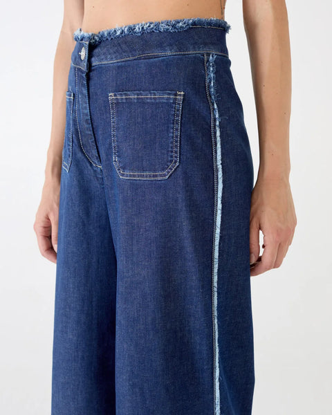 JEANS POLLY WIDE LEG DENIM STRETCH