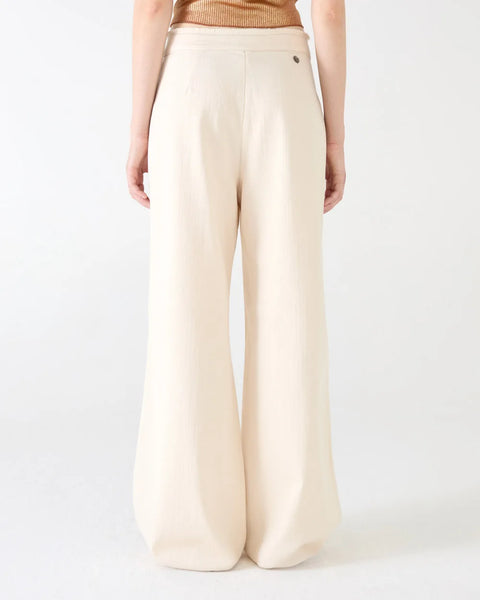 JEANS POLLY WIDE LEG MALFILE ECRU
