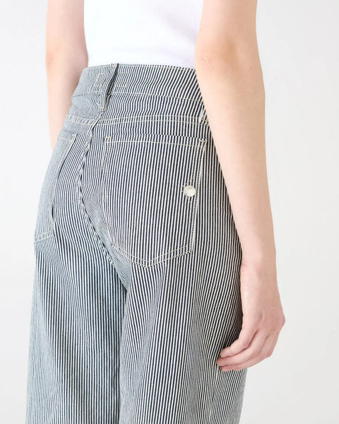 PANTALONE ROLL WIDE LEG BASTONCINO STRETCH