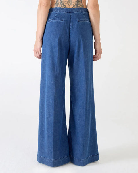 JEANS FLAIRE DENIM SILK STRETCH