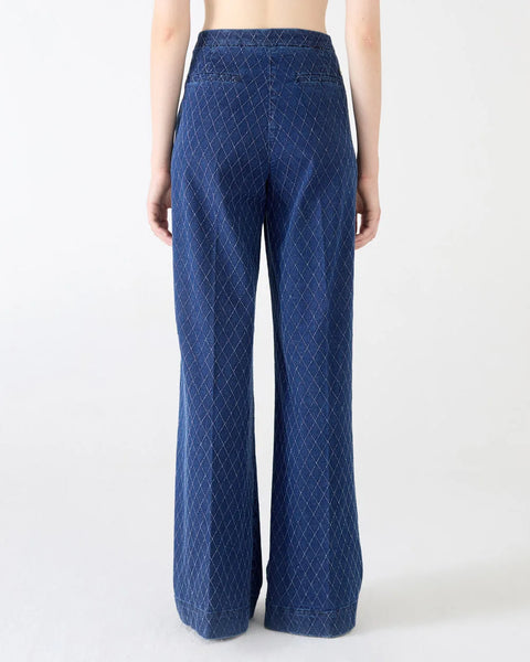 JEANS FLAIRE PIN DIAMOND SILK
