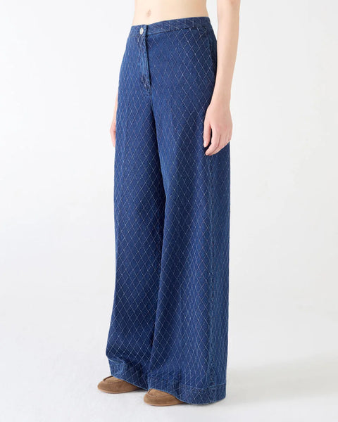 JEANS FLAIRE PIN DIAMOND SILK