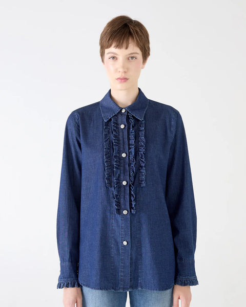 CAMICIA GALE REGULAR CHAMBRAY STRETCH