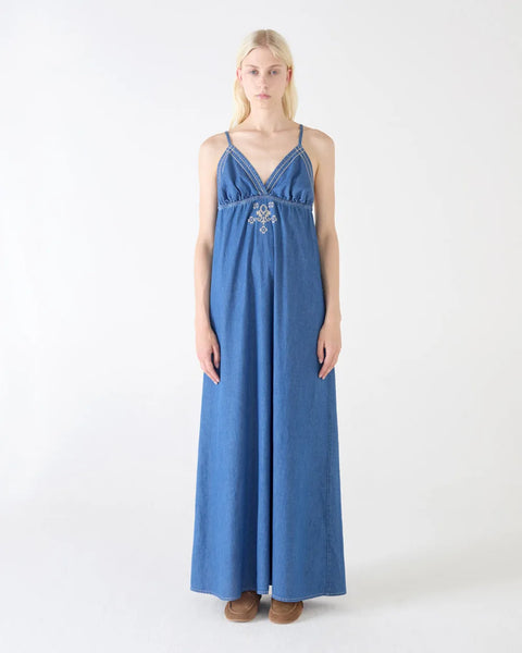 ABITO LM REGULAR CHAMBRAY STRETCH