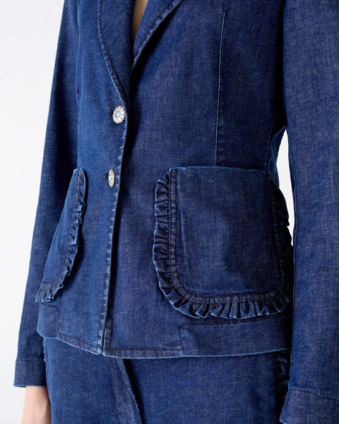 BLAZER FIT SLIM DENIM STRETCH