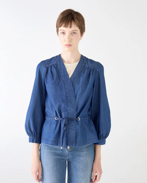 BLUSA VIVI REGULAR CHAMBRAY