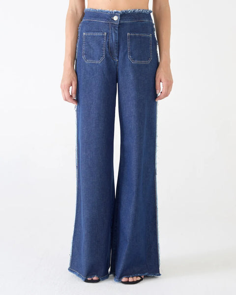 JEANS POLLY WIDE LEG DENIM STRETCH