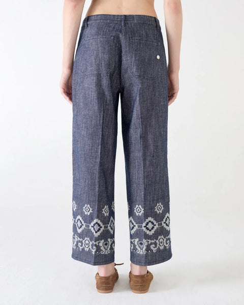 PANTALONE MARIELLA CROPPED JAQUARD