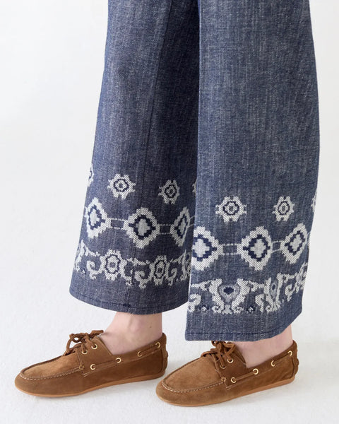 PANTALONE MARIELLA CROPPED JAQUARD