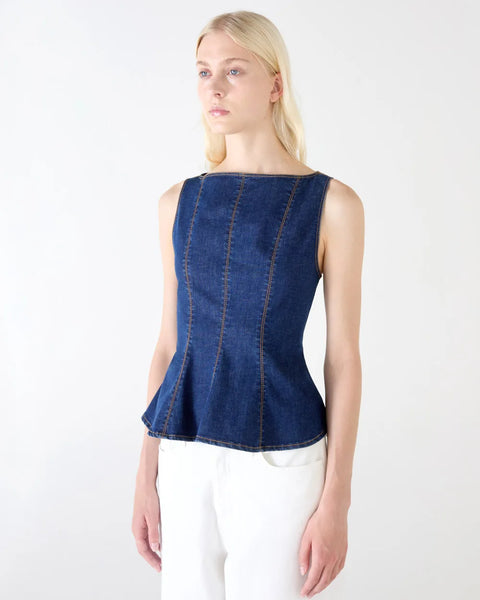 TOP GODE SLIM DENIM STRETCH