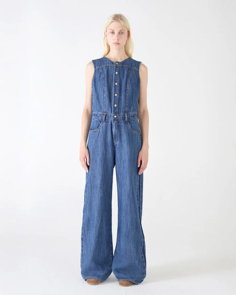 TUTA FIVE SMOCKING WIDE LEG JAPAN DENIM