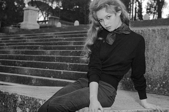 Denim icon Brigitte Bardot