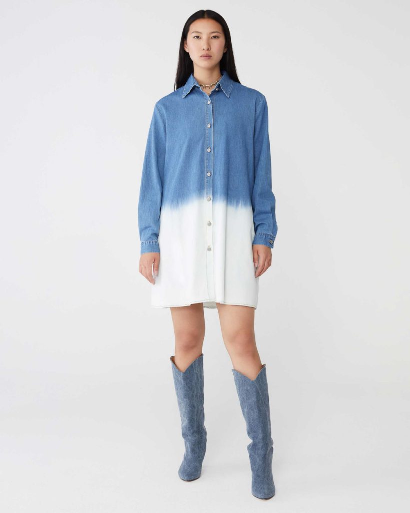 CAMICIA LONG CHAMBRAY STRETCH