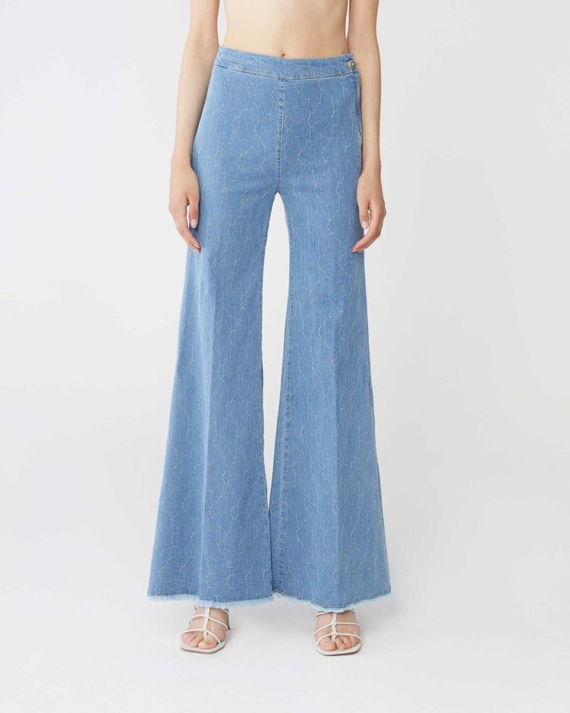 JEANS MILLY BOOTCUT MATELASSE FLOWER